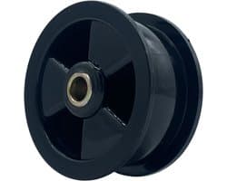 Fixem® Spanrol geschikt voor Aeg, Electrlux 1250125034 Kunststof breed - as 8mm - 1Stuk — afbeelding 1