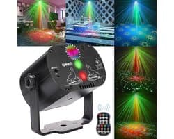 Igoods Discolamp - Feestverlichting - Disco Projector - Sfeerverlichting - Discobal - Stroboscoop - Partylight - Met Afstandsbediening