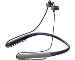 OnmiMartNekband Oordopjes -draadloze oordopjes - met Active Noise Cancelling - Ooortjes draadloos-bluetooth 5.2 oordopjes - In-Ear - Sport Oordopjes - Bluetooth Oordopjes voor Hardlopen, Fietsen en Fitness - Zwart