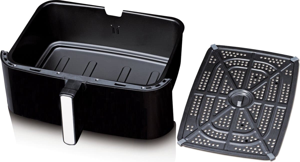 Gastronoma 18290009 - Airfryer mand met een inhoud van 10L, geschikt voor de Gastronoma 18290003 en 18290006 - Zwart — afbeelding 1