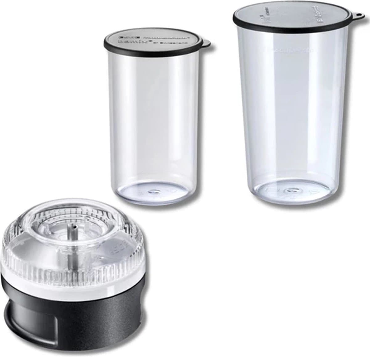 Bamix BBQ bundle: processormolen met poederschijf + bekerset 400 & 600ml + QR voor receptenboek — afbeelding 1