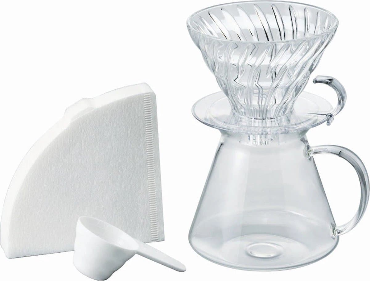 Hario V60 Glass Brewing Kit - 600ml — afbeelding 1