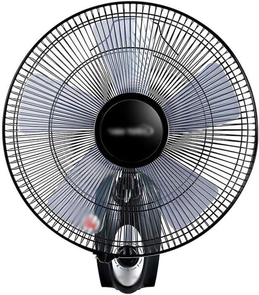 Wandventilator - Muurventilator - Ruimte Koelen - Stille Werking - 3 Snelheden - Zwart — afbeelding 1