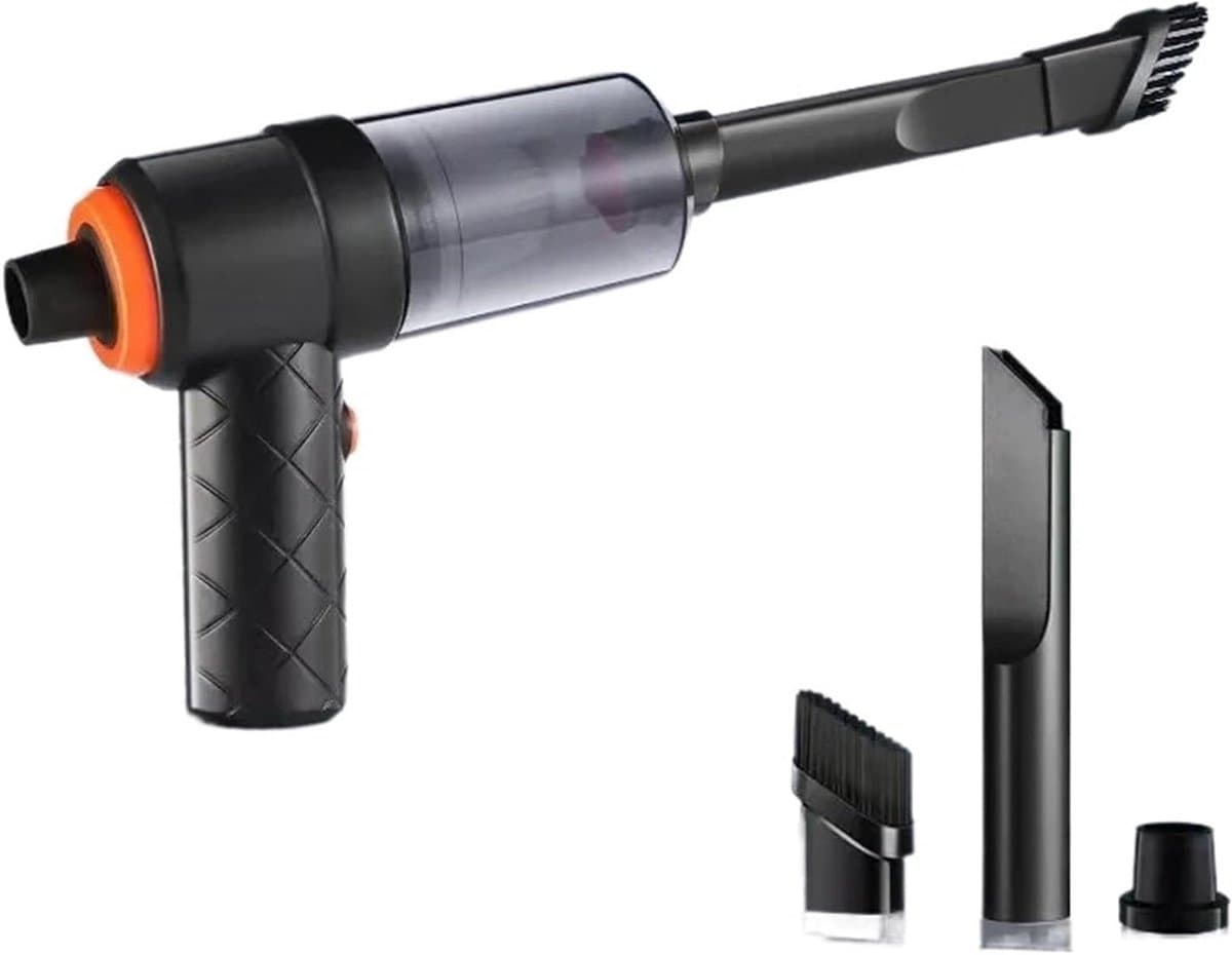 Draadloze Autostofzuiger - Handstofzuiger Blaasfunctie - Auto Interieur Reinigen - Hoog Vermogen Zuigfunctie - 400 Gram - One Color — afbeelding 1