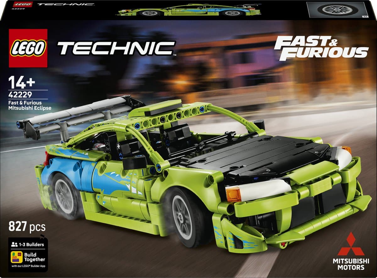 LEGO Technic - Fast and Furious Mitsubishi Eclipse auto Constructiespeelgoed — afbeelding 1