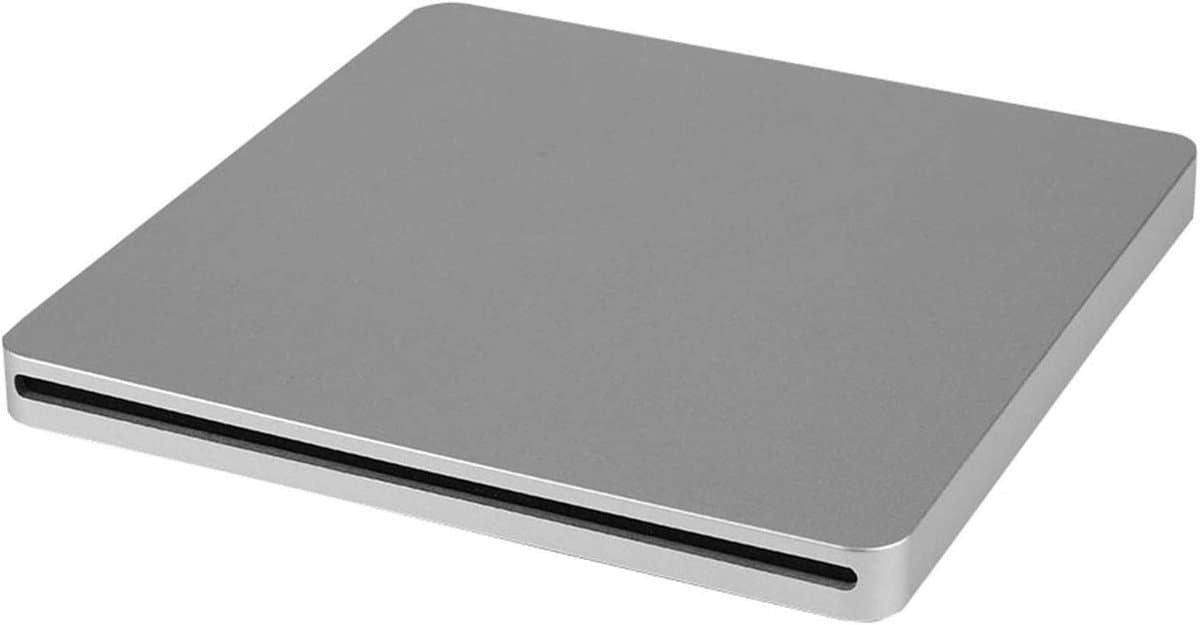 Externe DVD Brander - Draagbare Drive - Bestanden Archiveren - Stille Werking - 20 x 17 x 3 cm - Zwart — afbeelding 1