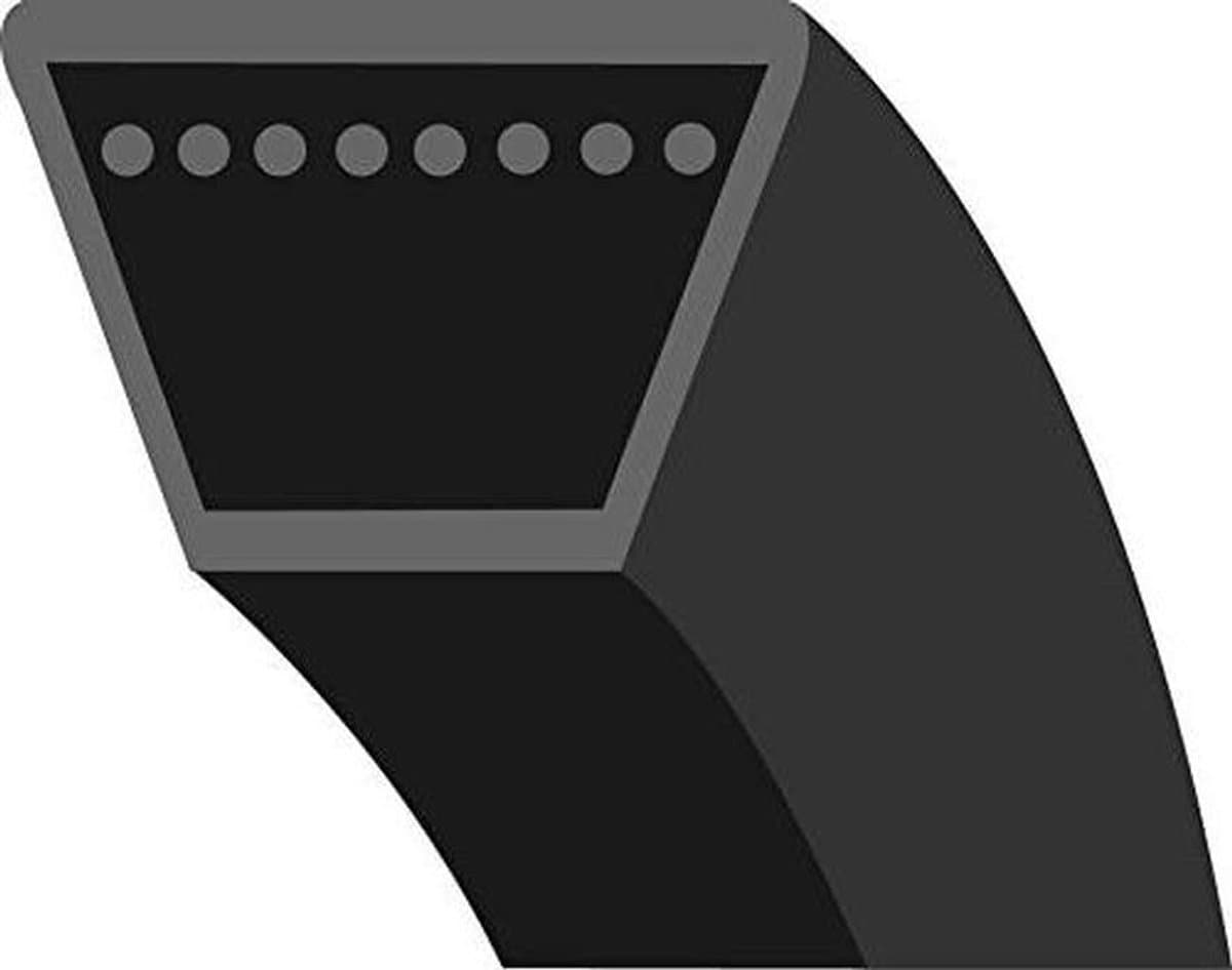 V-riem Grasmaaier - Gladde trapeziumriem - Vervangen van riemen - Gladde trapeziumvorm - 48 inch - Zwart — afbeelding 1
