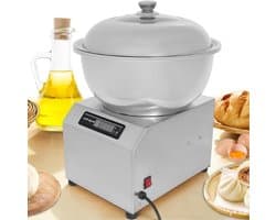 Deegmixer - Keukenmachine - Professioneel Koken - Dubbele Rotatie Spiraal - 5kg Capaciteit - Zilver