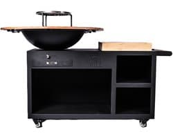 Royal Grill – The President Houtgestookte Plancha BBQ – Black