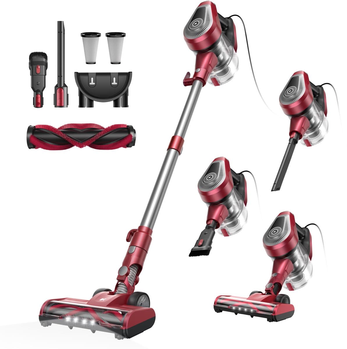 VACTIDY Blitz C8 - Stofzuiger met snoer - 200 AW, 70 kPa, 500 W - 7 m lang snoer (bereik 160 m²) - 1,5 liter inhoud — afbeelding 1