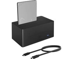 Harde Schijf Dockingstation - Externe Schijf Station - Data Toegang - Plug & Play - 25 & 35 inch - Zwart