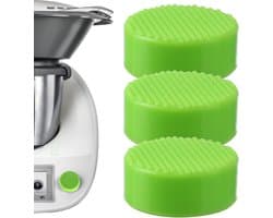 Keukenmachine Schakelaar - Stofhoes Bescherming - Schoon Keukengerei - Oliebestendig Siliconen - 3.5cm x 3.5cm - groen