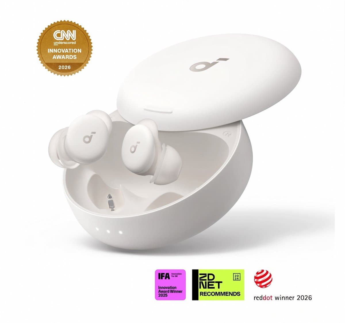 soundcore Sleep A30 Slaapkoptelefoon by Anker - AI Snurkdetectie - Oordopjes Slapen - Perfect voor Zijslapers - Noise Cancelling - 45U Batterij — afbeelding 1