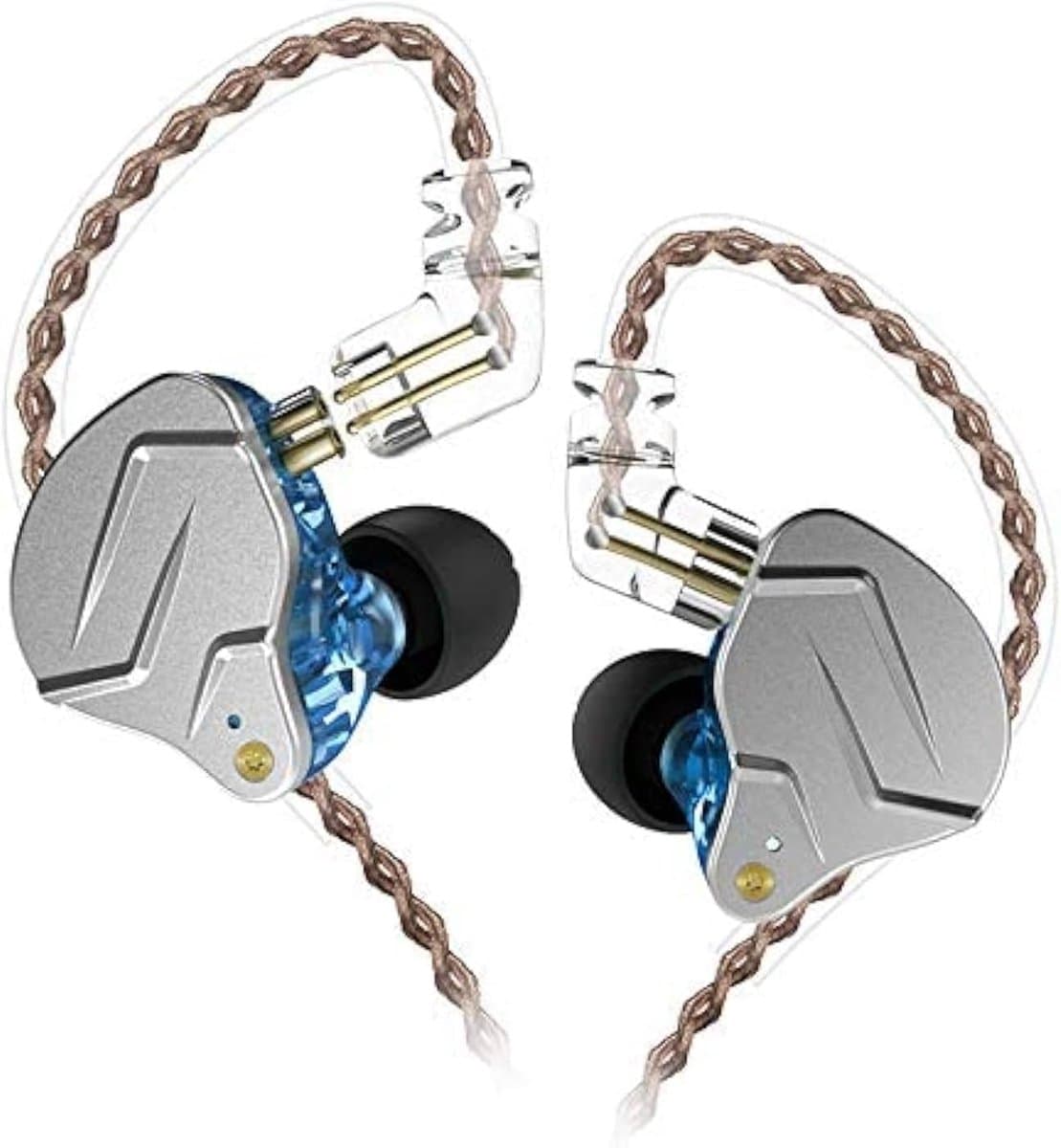 KZ ZSN PRO X - In-Ear Monitors - IEM - Muziek & Gaming Oortjes - Oordoppen - Verwisselbare Kabel - Hybride Drivers - Ergonomisch Design – Blauw — afbeelding 1
