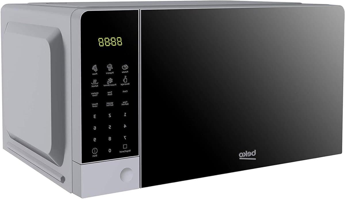 Digitale magnetron - Compacte oven - Snel opwarmen - 5 vermogensniveaus - 20 liter inhoud - Zilverkleurig — afbeelding 1