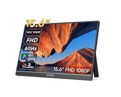 UrbanSelect Protable Monitor - Draagbare Monitor - 15.6 Inch - 178° brede kijkhoek - 60Hz - HDR - Luidsprekers - 1920 × 1080 HD