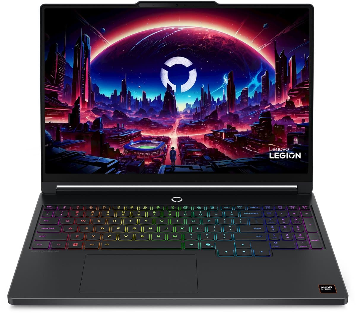 Lenovo Legion 5 15AHP11 AMD Ryzen™ 7 250 Laptop 38,9 cm (15.3") WQXGA 16 GB DDR5-SDRAM 1 TB SSD NVIDIA GeForce RTX 5070 Wi-Fi 6 (802.11ax) Windows 11 Home Engels Zwart — afbeelding 1