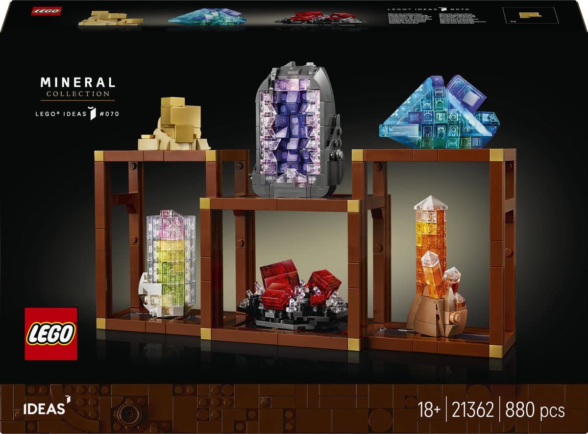 Lego Ideas 21362 Mineralenverzameling Bouwstenen — afbeelding 1