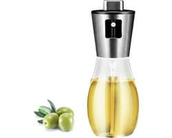 Flow Goods Olijfolie Sprayer – Luxe Sprayer met Trechter – Olie Spray - Navulbaar Olie Glas – 200 ML – Cooking Spray - BBQ Accesoires – Airfryer