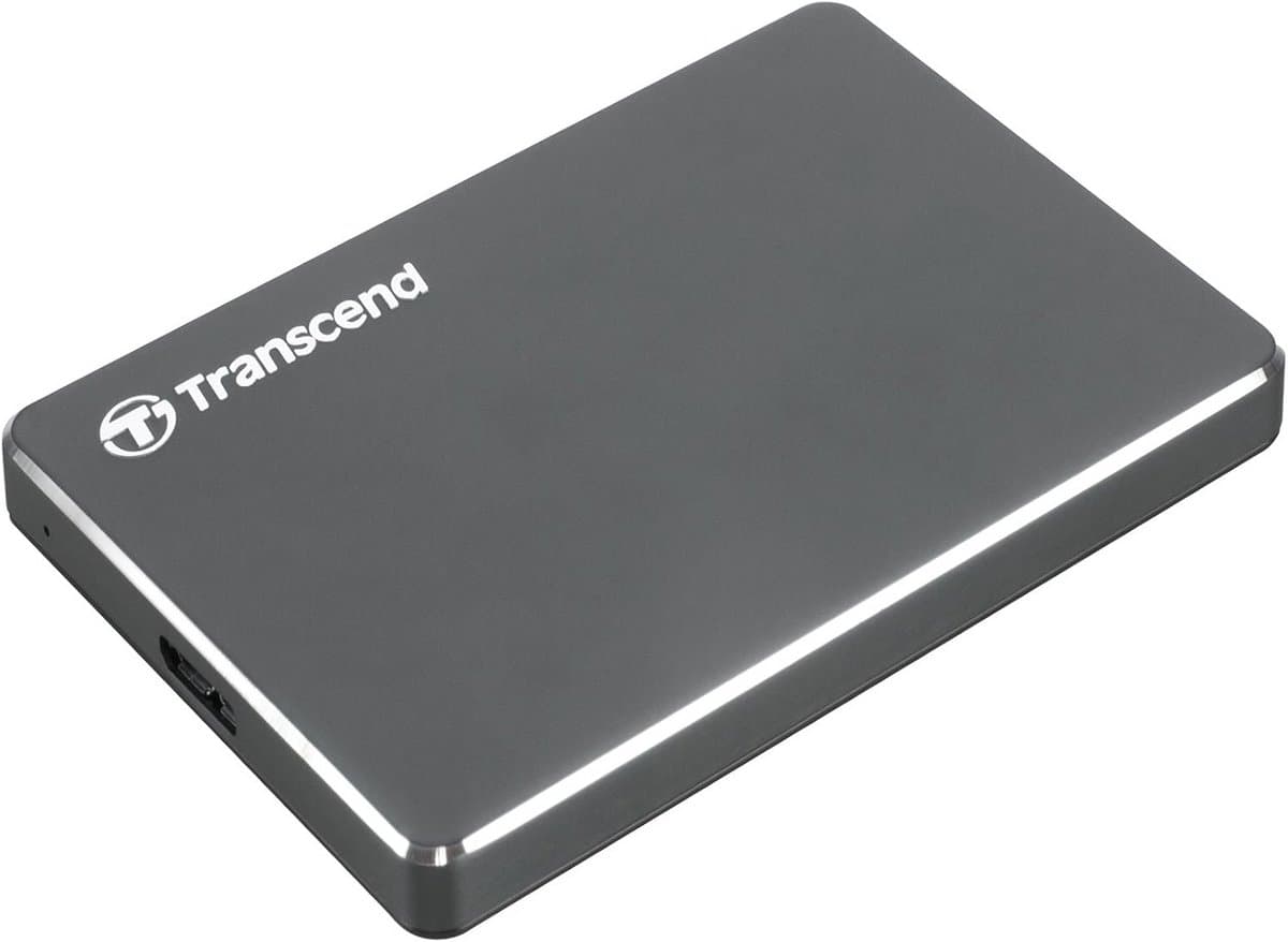 Externe Harde Schijf - Draagbare Opslag - Bestanden Back-uppen - Ultraslank Aluminium Ontwerp - 1TB Capaciteit - Ijzer Grijs — afbeelding 1