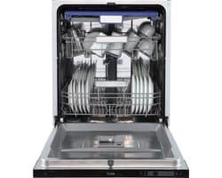 ETNA VW542B - inbouw vaatwasser - 60 cm - RVS - Energieklasse B - 14 couverts - 9 programma's - LED binnenverlichting - vloerprojectie