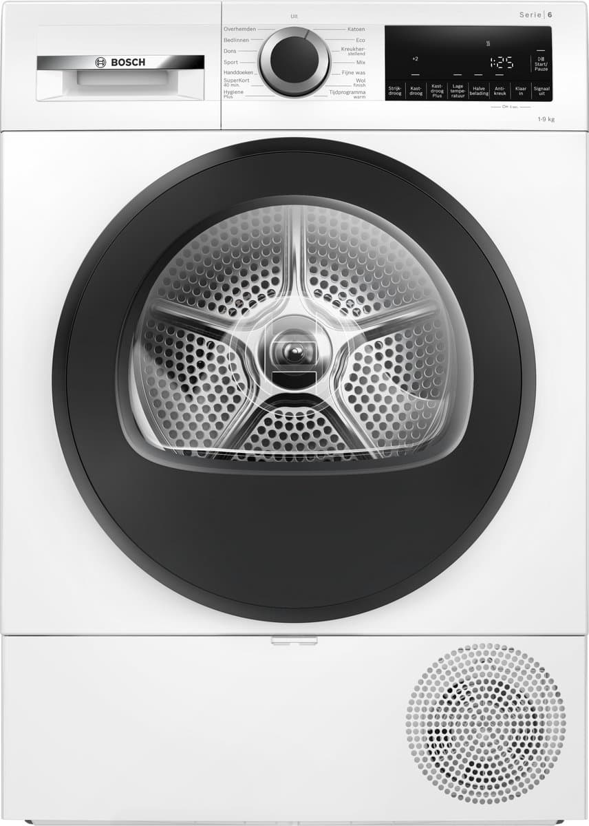 BOSCH WQG143DANL - Warmtepompdroger - 9 kg - 64 dB - Energielabel C — afbeelding 1