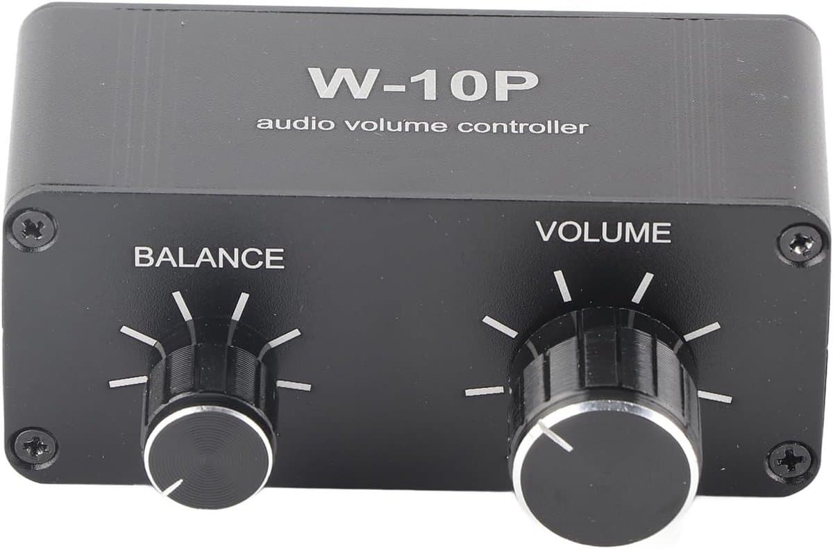 Mini Stereo Voorversterker en Hoofdtelefoon Versterker met Volumeregeling — afbeelding 1