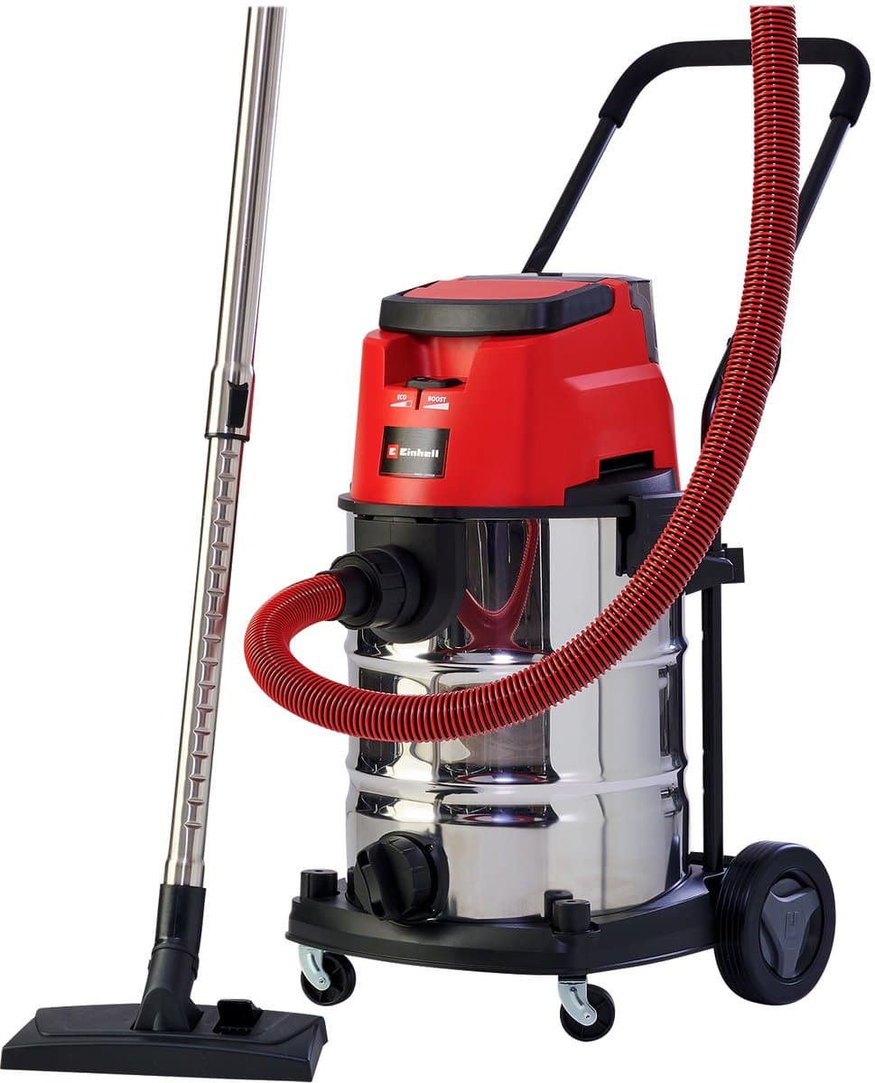 Einhell Accu Nat-/Droogzuiger TE-VC 36/30 Li S Solo - Power X-Change - 36 V/Li-Ion - 30 L - ECO/BOOST-modus - 100/150 mbar - Blaasfunctie - Premium zuigslang - Incl. 8-delige Accessoireset - Excl. accu en lader — afbeelding 1