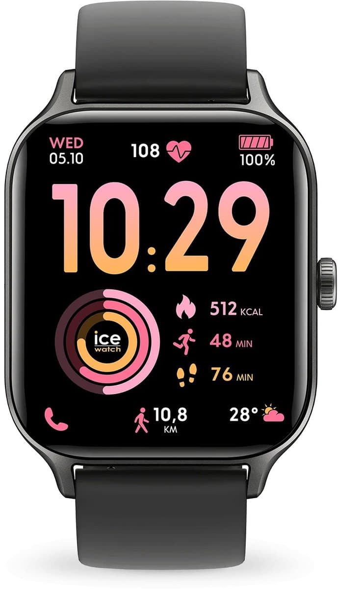 Ice-Watch ICE-Smart Fit RT 3.0 - Smartwatch - 36 mm - Black — afbeelding 1