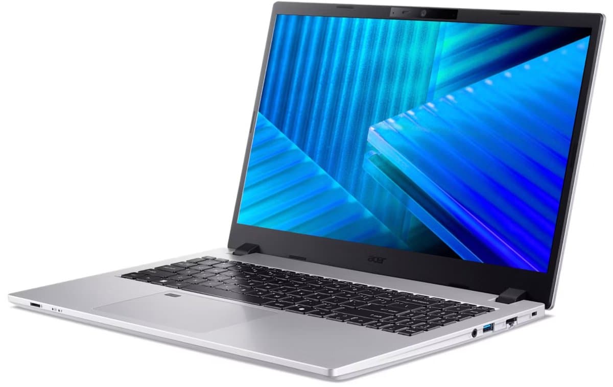 Acer TravelMate P2 TMP215-75-G2-TCO-58LW Intel Core Ultra 5 125H Laptop 39,6 cm (15.6") Full HD 16 GB DDR5-SDRAM 512 GB SSD Wi-Fi 6 (802.11ax) Windows 11 Pro Zilver — afbeelding 1