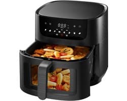 Dewelling AF8007 – XL Heteluchtfriteuse 9L – 1800W Airfryer met Zichtvenster