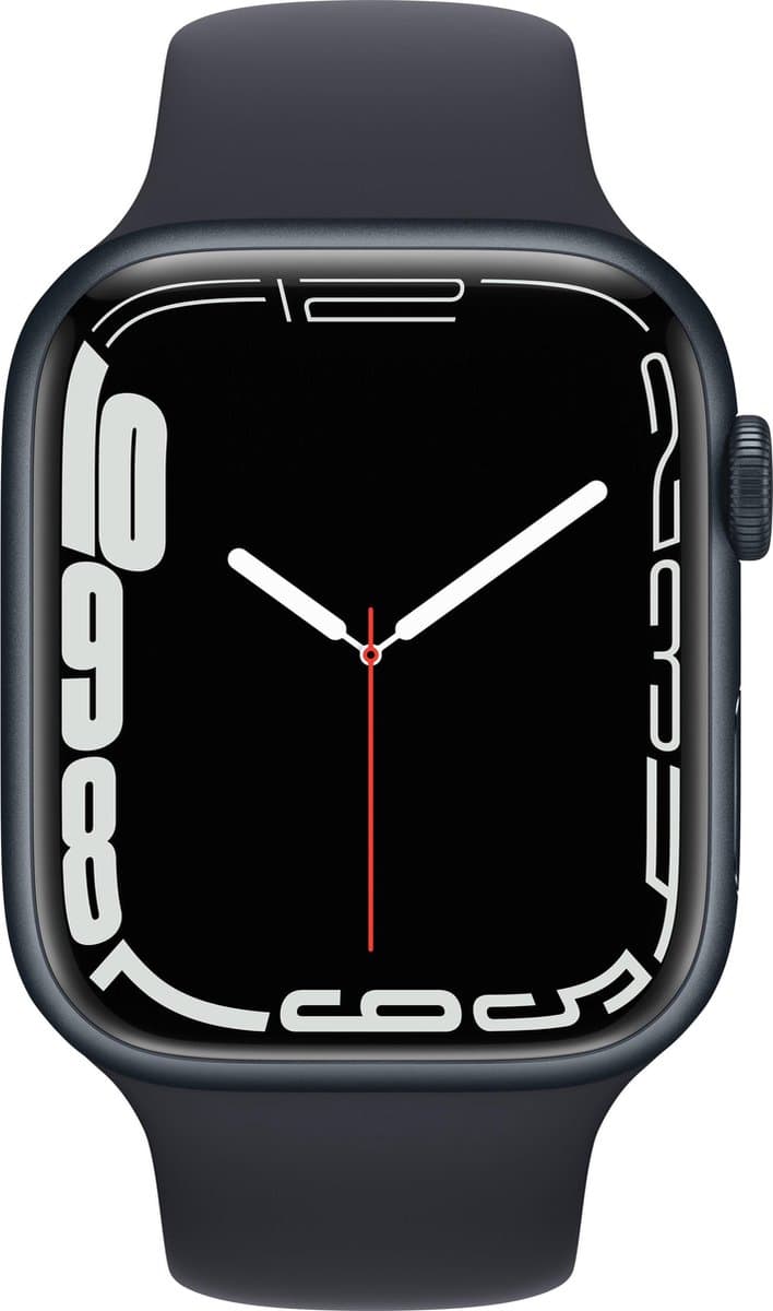 Apple Watch Series 7 - 45 mm - 4G - GPS - Zwart — afbeelding 1