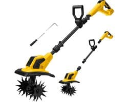 Elektrische motorhak zonder borstels, 550 W, compatibel met Dewalt 20 V accu, opvouwbaar, werkbreedte 32 cm, diepte 18 - ShopVlot