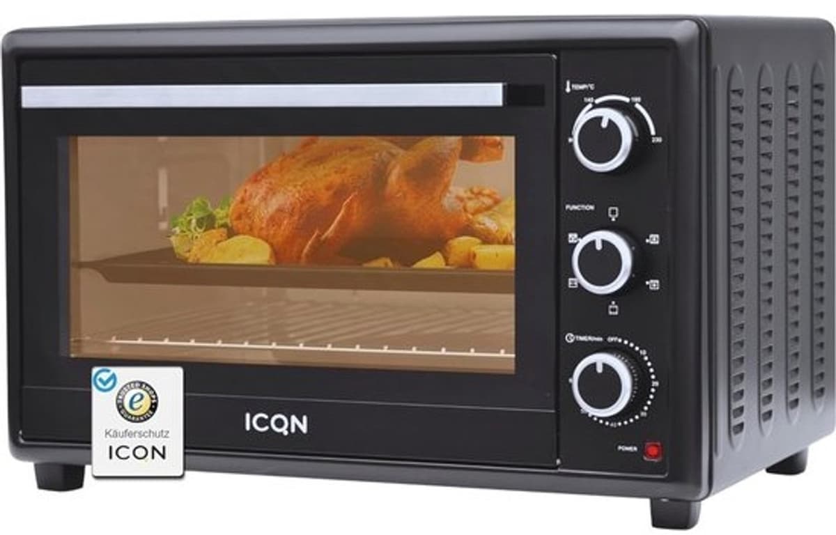 Mini oven - 50 liter met circulatielucht en braadspit — afbeelding 1