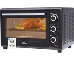 Mini oven - 50 liter met circulatielucht en braadspit
