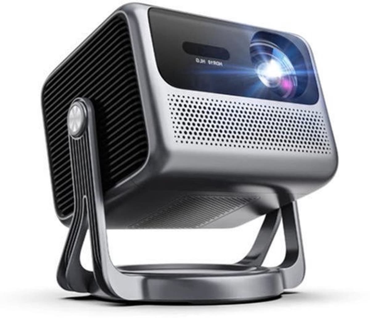 Mini Beamer - Projector - Digitale Beamer - Draagbaar - 1080P - Full HD Projector - Met 90° Gimbal - Auto Focus - Android 11.0 - 600ANSI - Android System - Zwart — afbeelding 1