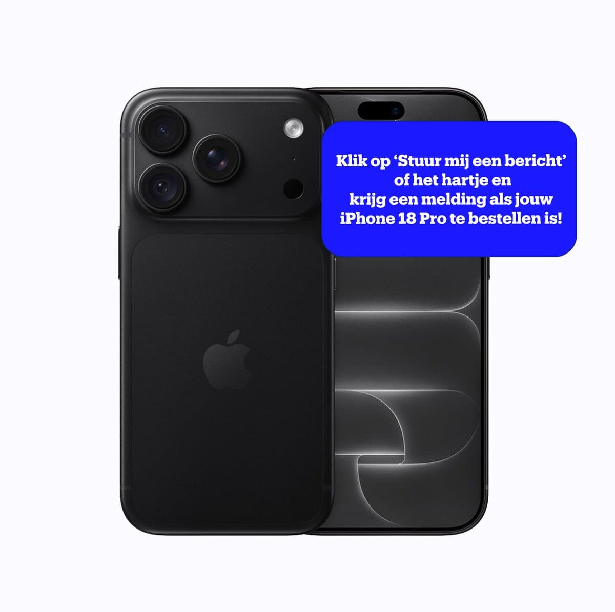 APPLE iPhone 18 Pro - 5G - 2 TB Black — afbeelding 1