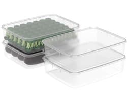 Set van 4 Voedselopslagdozen, 5L voor Magnetron en Vriezer