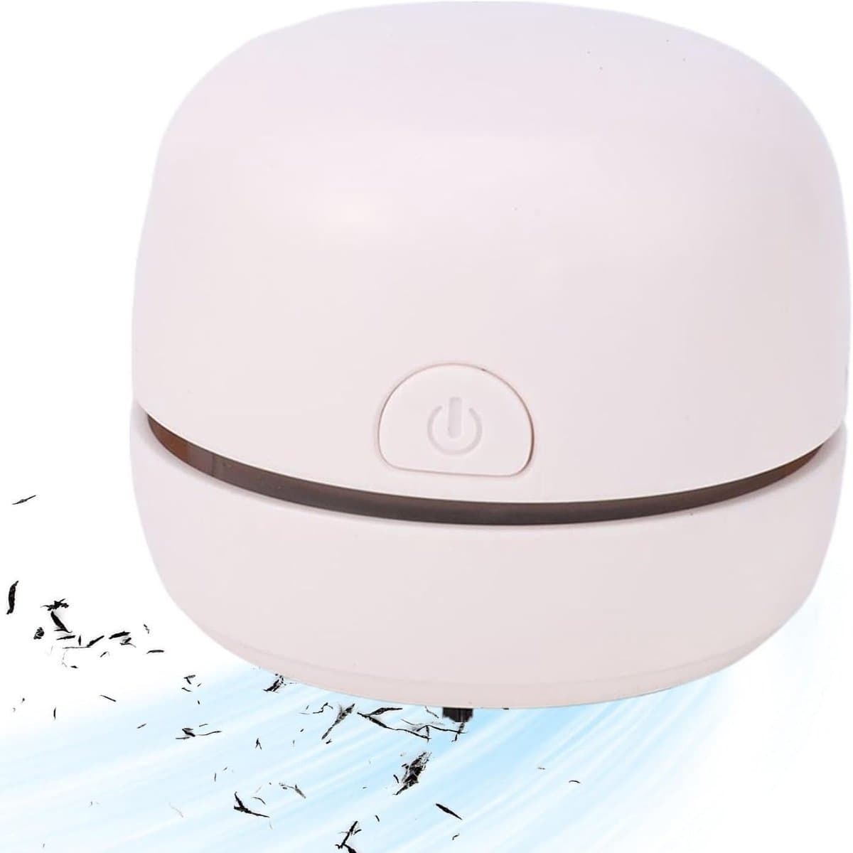 Mini bureaustofzuiger, sterke zuigkracht en laag geluidsniveau, compact tafelstofzuiger voor bureau, keuken, gameroom, school en studentenkamer — afbeelding 1
