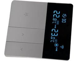 Digitale Thermostaat - Programmeerbare Regelaar - Verwarming Regelen - Helder LCD-display - AC 90-240V 16A - Wit