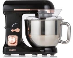 Keukenmachine - Mixer Banket - Bakken Thuis - Planetaire Mengactie - 5 Liter Kom - Rozenhout