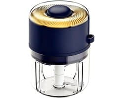 Keukenmachine - Mini hakmolen - Eten bereiden - Draadloze flexibiliteit - 350 ml - Blauw