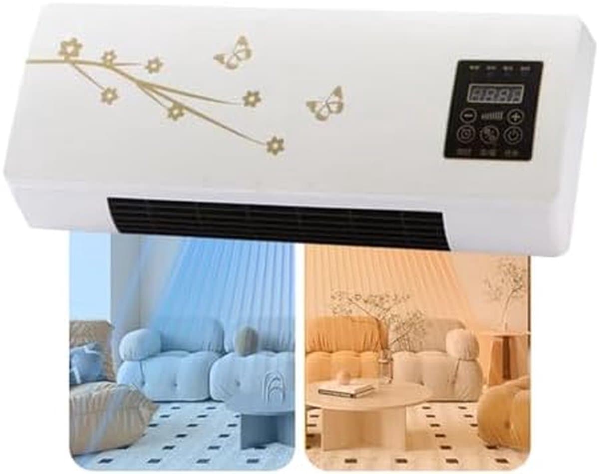 Wandairconditioner - Mini Split Unit - Ruimte Koelen - Stille Werking - 2000W - Wit — afbeelding 1