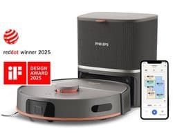 Philips XU5100/10 - Robotstofzuiger - Automatisch Opruimen - Laser LDS - 10000 Pa