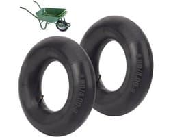 SnelShoppen - Wielbarrow Binnenbanden 4.80/4.00-8 - 2 Stuks - Geschikt voor Tuin, Handtruck, Grasmaaier, Duurzaam en Betrouwbaar