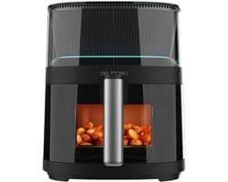 Airfryer met Waterverstuiver - Heteluchtoven Gezond - Gezond Koken - Healthy Crispy Technologie - 5 Liter - Zwart