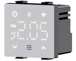 Wifi Thermostaat Module - Slimme Regelaar - Temperatuur Instellen - Touchscreen Display - 2 Module - Wit