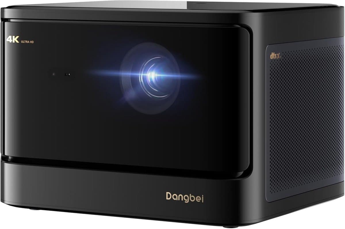 4K video projector - 2450 ISO lumen - autofocus - perfect voor thuisbioscoop - SnelShoppen — afbeelding 1