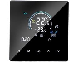 Slimme Thermostaat - Programmeerbare Thermostaat - Klimaatregeling - Touchscreen Kleurendisplay - IP20 - Wit