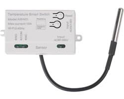 Temperatuur Schakelaar Module - Klimaatregelaar Thermostaat - Automatische Klimaatregeling - Afstandsbediening via App - 8 x 5 x 5 cm
